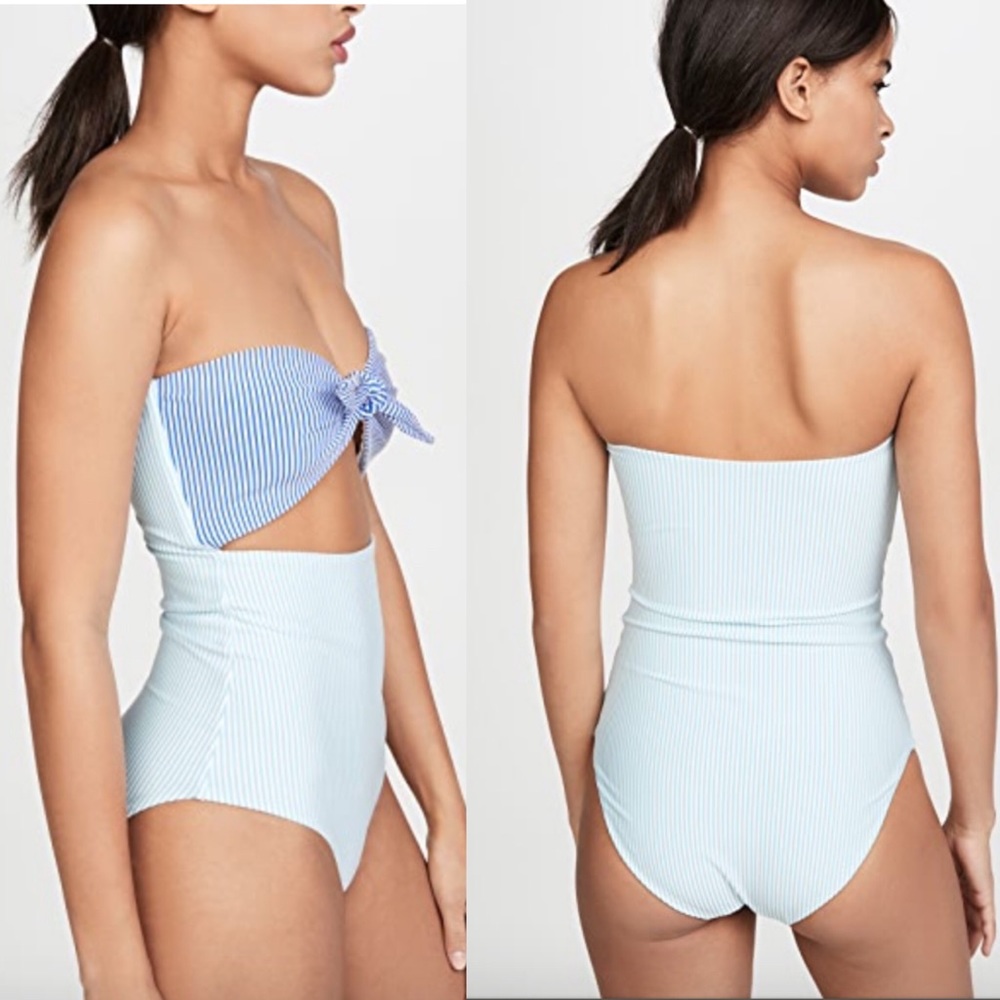 NEW Onia Marie Seersucker One Piece - Picture 7 of 9
